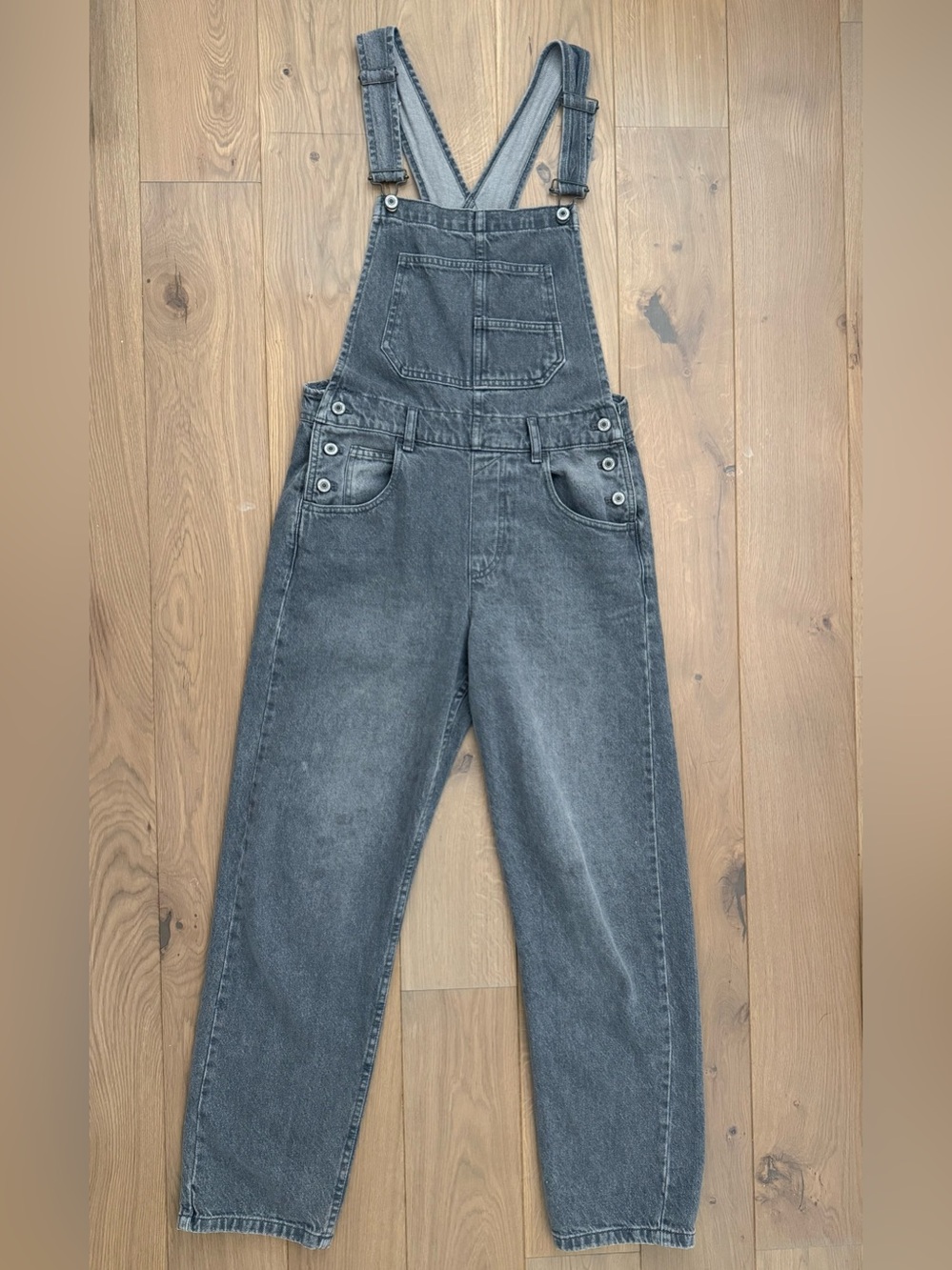 Free People We The Free Ziggy Denim Overalls - XS - Grey